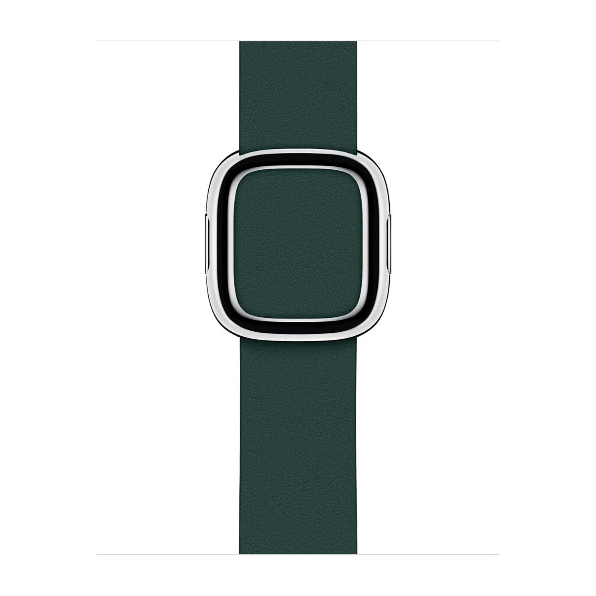 Apple Pasek z klamrą nowoczesną w kolorze leśnej zieleni do koperty 38mm / 40mm / 41mm / 42mm - rozmiar S