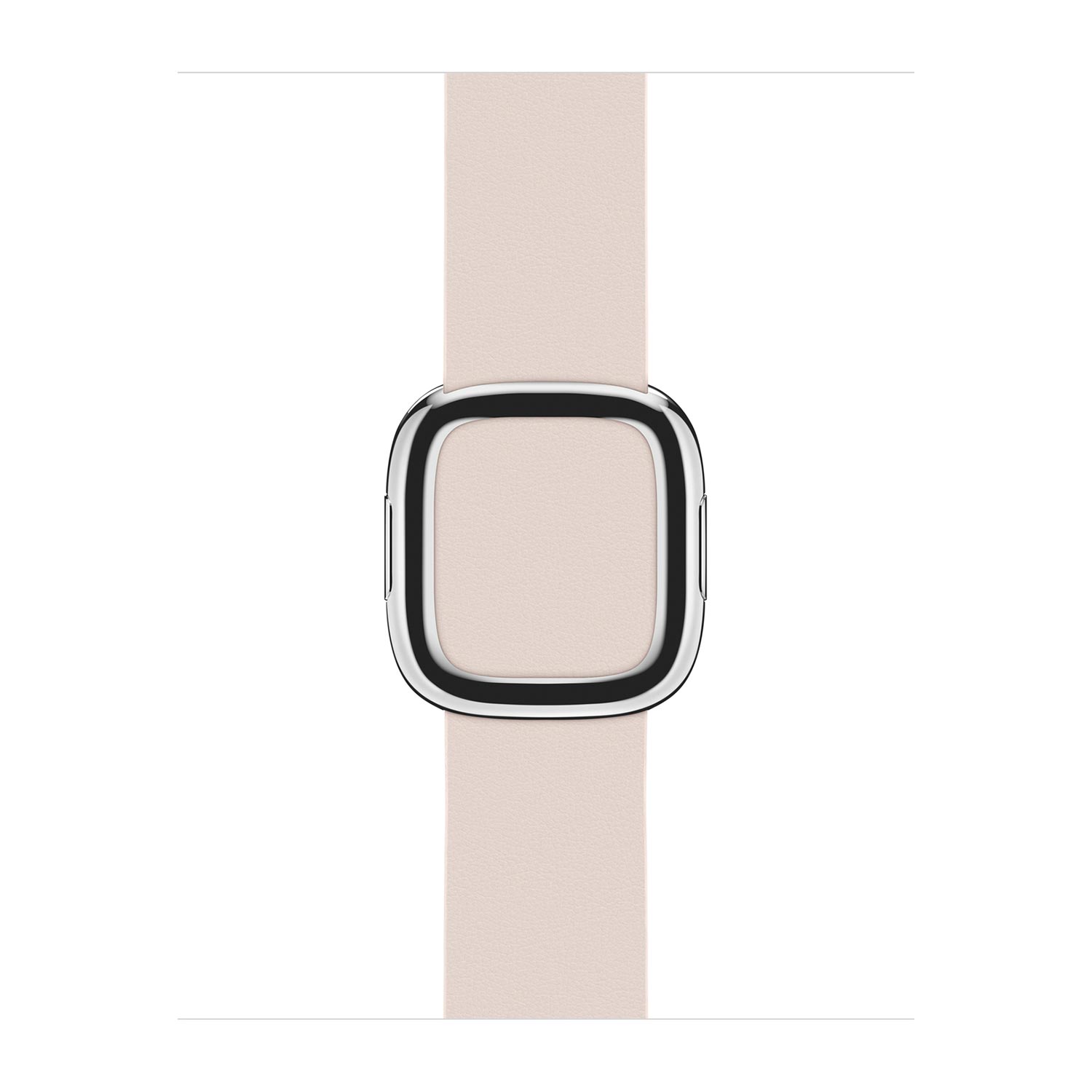Apple Pasek z klamrą nowoczesną w kolorze delikatnego różu do koperty 38mm / 40mm / 41mm / 42mm - rozmiar M