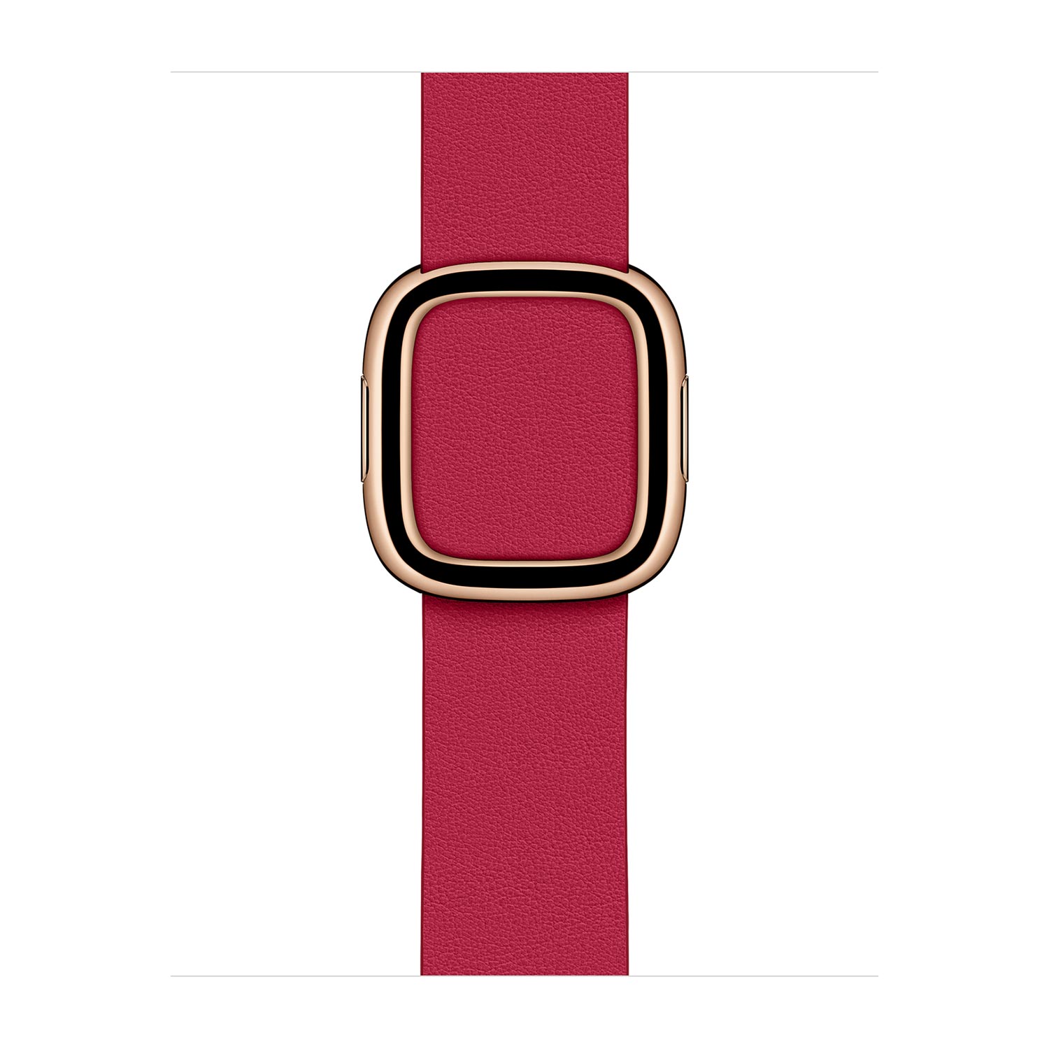 Apple Pasek z klamrą nowoczesną w kolorze maliny do koperty 38mm / 40mm / 41mm / 42mm - rozmiar S