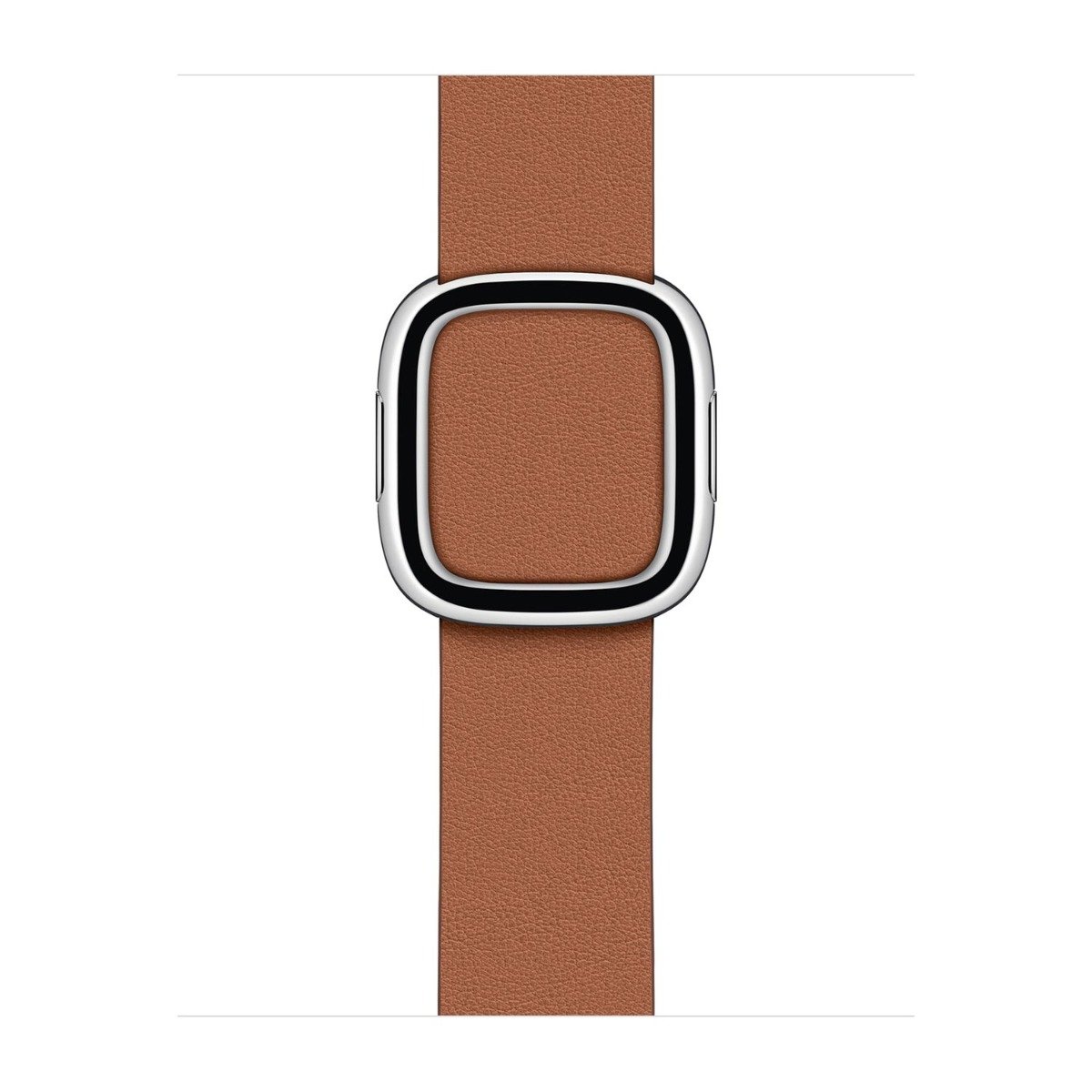 Apple Pasek z klamrą nowoczesną w kolorze naturalnego brązu do koperty 38mm / 40mm / 41mm / 42mm - rozmiar S