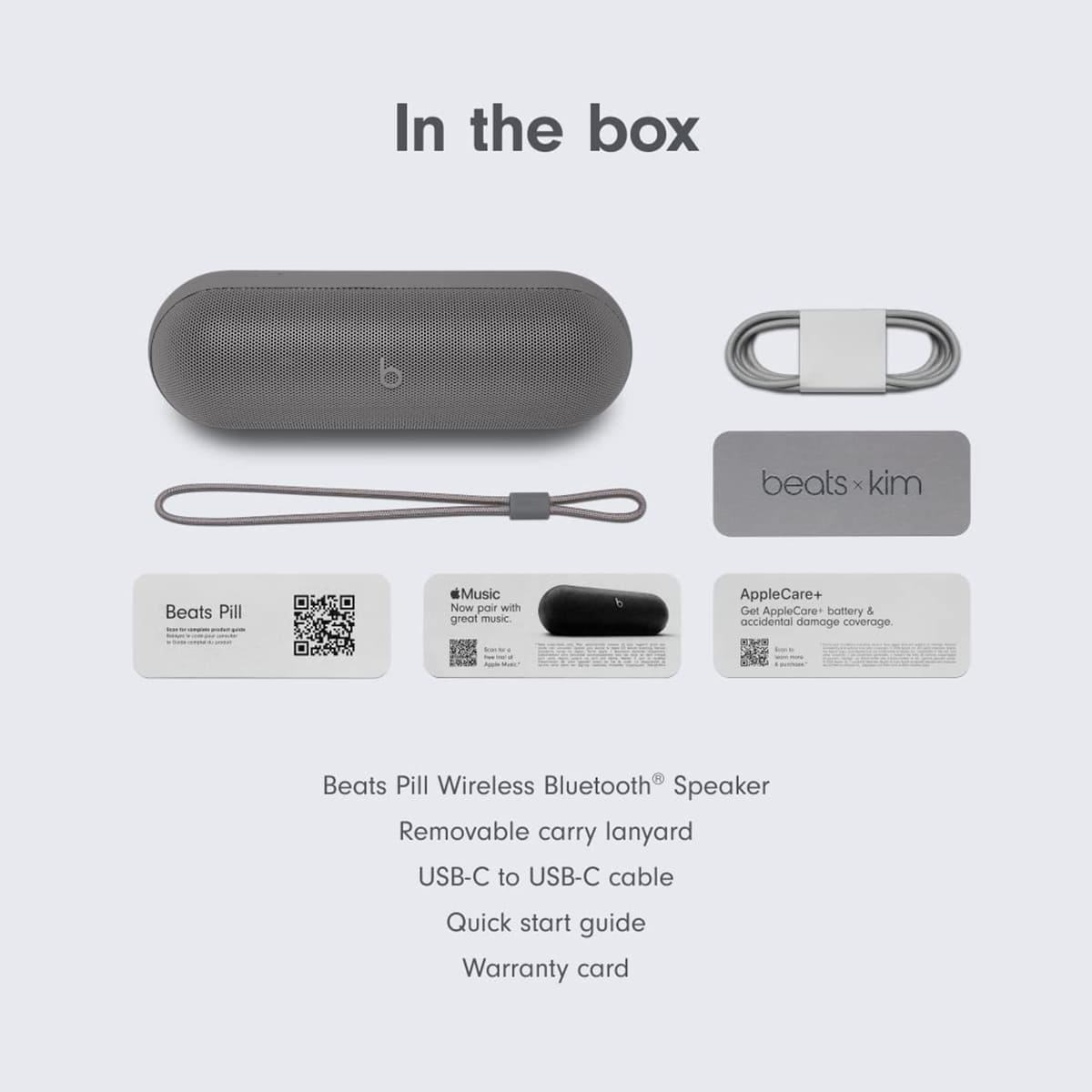 Beats Pill x Kim Kardashian Bezprzewodowy głośnik Bluetooth – Ciemnoszary (Dark Gray) Beats Pill x Kim Kardashian Bezprzewodowy głośnik Bluetooth – Ciemnoszary (Dark Gray)