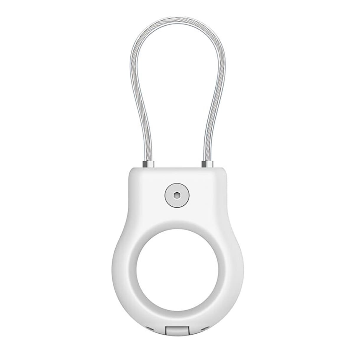Belkin Secure Holder Etui do AirTag ze stalową linką - Białe