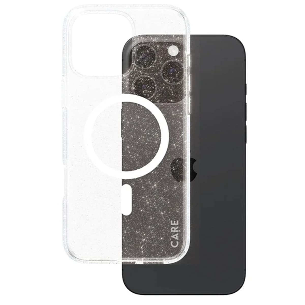 CARE by PanzerGlass Flagship Etui do iPhone 16 Pro Max z białym MagSafe - Star Lit
