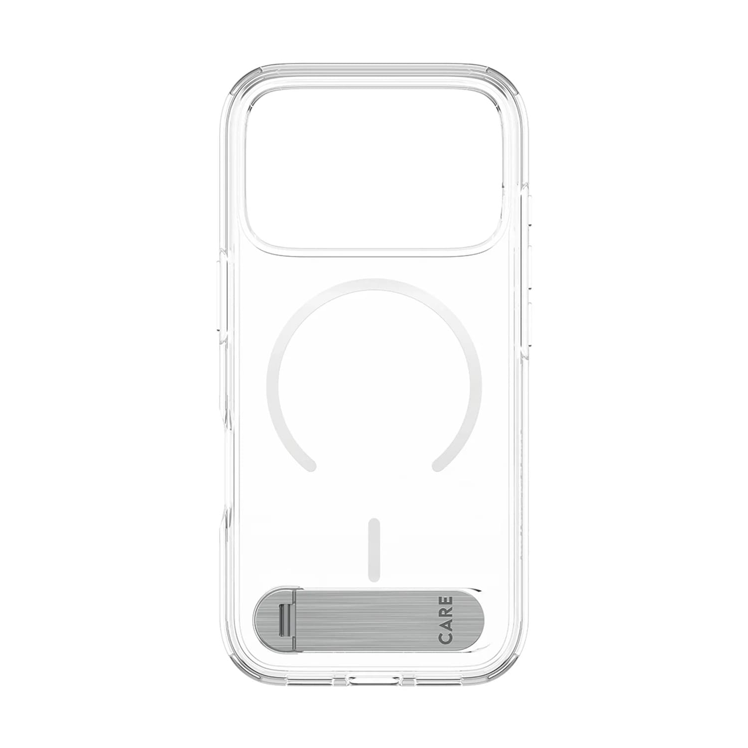 CARE by PanzerGlass Kickstand Etui do iPhone 18 Pro Max / 17 Pro Max kompatybilne z MagSafe - Przezroczyste 