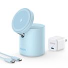 Anker Ładowarka indukcyjna PowerWave Mag 2 in 1 Dock Niebieska
