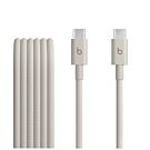 Apple Beats Pleciony przewód USB-C na USB-C (1,5m) - Błyskawiczny beż - MDGD4EE/A