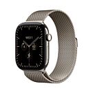Apple Watch Series 12 GPS + Cellular Koperta 46mm z Tytanu w kolorze Naturalnym z Bransoletą mediolańską w kolorze Naturalnym - S/M - MJGP4MP/A