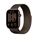 Apple Watch Series 12 GPS Koperta 46mm z Aluminium w kolorze Ciemnego brązu z Bransoletą mediolańską w kolorze Ciemnego brązu - M/L - MKD84MP/A