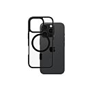 CARE by PanzerGlass Flagship Etui do iPhone 16 Pro z czarną ramką i MagSafe - Przezroczyste - PAN000770