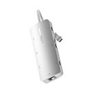 LINQ Hub 8in1 Pro USB-C Multiport /4K HDMI / USB-C PD 140W / USB-A / 2 x USB-C / Enthernet 2,5Gb/s / Czytnik kart - Srebrny - LQ49081