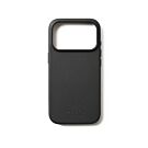 Mujjo Leather Case Etui skórzane do iPhone 17 Pro kompatybilne z MagSafe - Czarne - MUJJOCL061BK