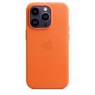 Skórzane etui z MagSafe do iPhone’a 14 Pro – pomarańczowe