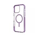 UNIQ Combat Etui do iPhone 16 kompatybilne z MagSafe - Przezroczyste / Różowe - Uni001337