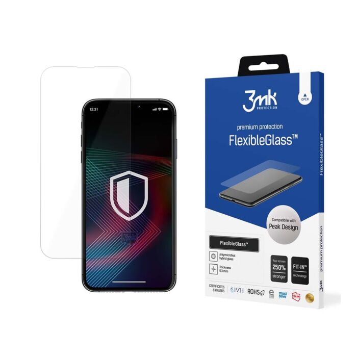 3mk Flexible Glass Oleo Szkło hybrydowe do iPhone 15 Plus - 3MK-FGO-I15PLUS - zdjęcie 1 z 6