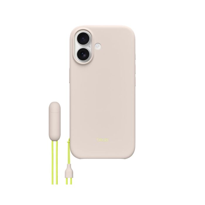 Apple Beats Kickstand etui z podpórką do iPhone 17 z MagSafe i panelem Sterowanie aparatem - Boksytowy beżowy - MGTL4LL/A - zdjęcie 1 z 5
