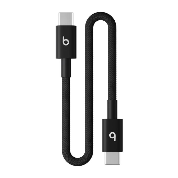Apple Beats Pleciony przewód USB-C na USB-C (20cm) - Dynamiczna czerń – Outlet - MEQ94EE/A/X610 - zdjęcie 1 z 3