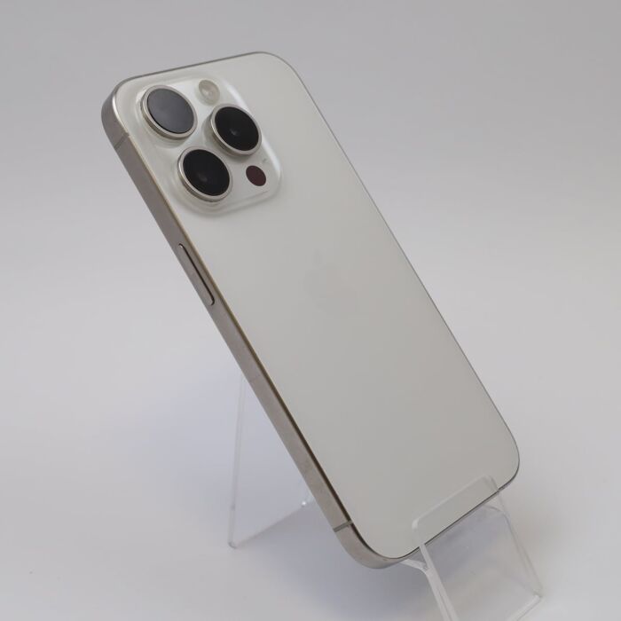 Apple iPhone 15 Pro 128GB Tytan biały (White Titanium) - IPN15PWRM/P/3 - zdjęcie 1 z 5