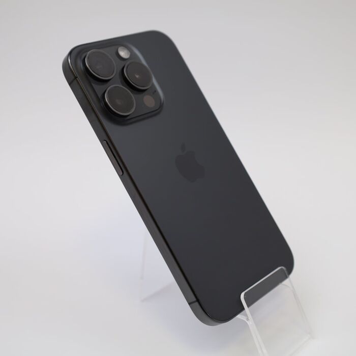 Apple iPhone 15 Pro 128GB Tytan czarny (Black Titanium) - IPN15PVRM/E/3 - zdjęcie 1 z 5