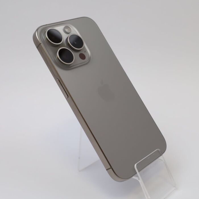 Apple iPhone 15 Pro 128GB Tytan naturalny (Natural Titanium) - IPN15PTRM/E/7 - zdjęcie 1 z 5