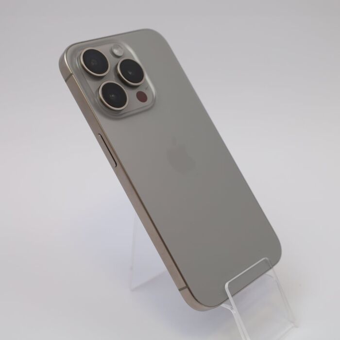 Apple iPhone 15 Pro 128GB Tytan naturalny (Natural Titanium) - IPN15PTRM/P/1 - zdjęcie 1 z 5