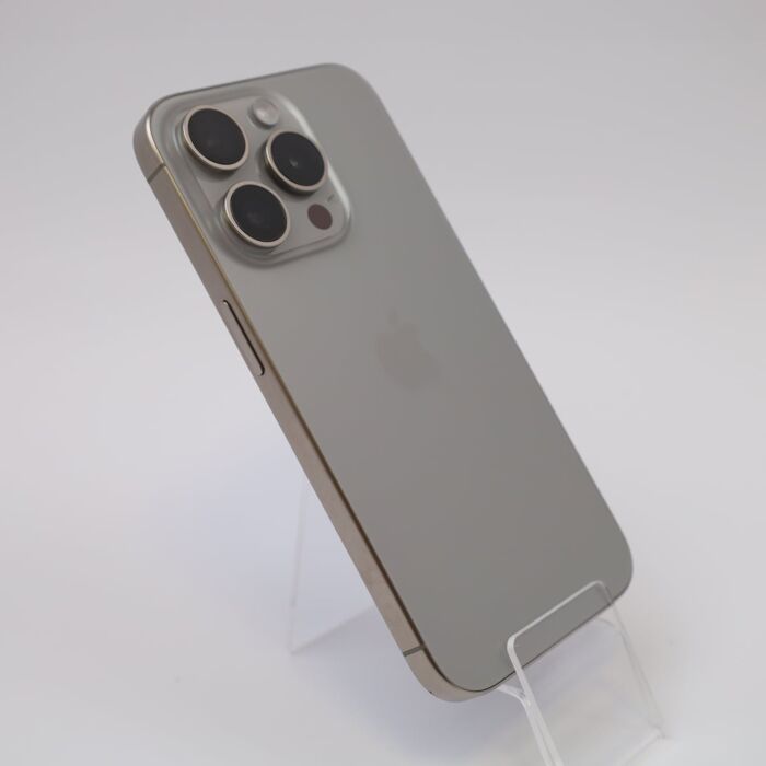 Apple iPhone 15 Pro 128GB Tytan naturalny (Natural Titanium) - IPN15PTRM/P/2 - zdjęcie 1 z 5