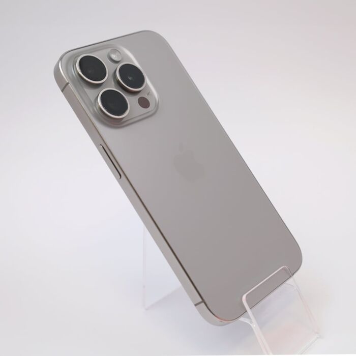 Apple iPhone 15 Pro 128GB Tytan naturalny (Natural Titanium) - IPN15PTRM/S/1 - zdjęcie 1 z 8