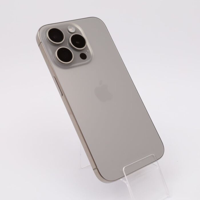 Apple iPhone 15 Pro 128GB Tytan naturalny (Natural Titanium) - Outlet - VMIPN15PTR/E/RB - zdjęcie 1 z 6