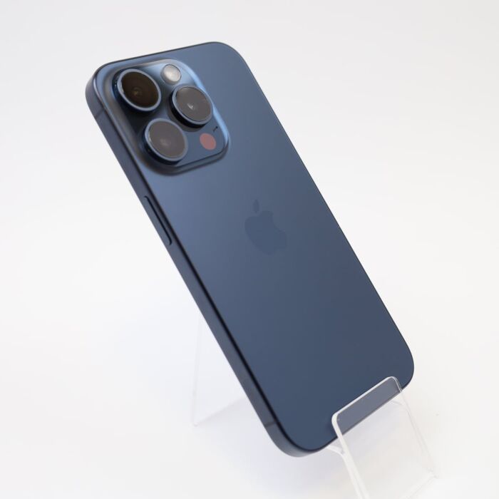 Apple iPhone 15 Pro 128GB Tytan błękitny (Blue Titanium) - IPN15PURM/E/3 - zdjęcie 1 z 5