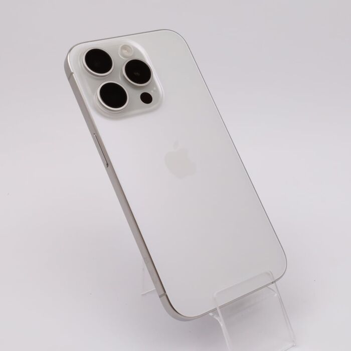 Apple iPhone 15 Pro 256GB Tytan biały (White Titanium) - Outlet - VMIPN15PWX/P - zdjęcie 1 z 6