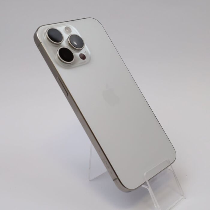 Apple iPhone 15 Pro Max 256GB Tytan biały (White Titanium) - IPN15PMWXM/E/2 - zdjęcie 1 z 5