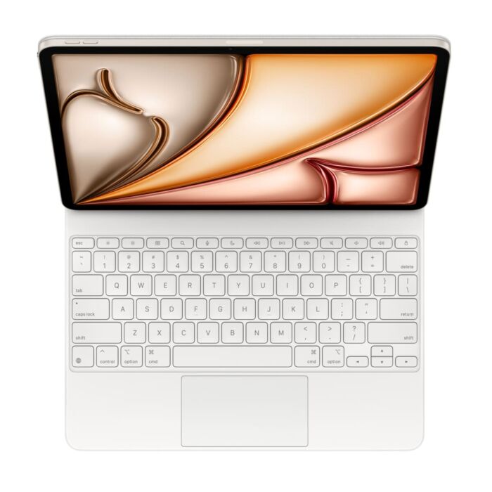 Apple Klawiatura Magic Keyboard do iPada Air 13 (M3 / M2) – angielski (USA) - Biała - MDFW4LB/A/X467 - zdjęcie 1 z 5