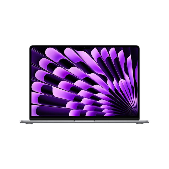 Apple MacBook Air 15 M3 8-rdzeniowy CPU + 10-rdzeniowy GPU / 8GB RAM / 256GB SSD / Klawiatura US / Gwiezdna szarość (Space Gray) – Outlet - MRYW3/A/US/M115 - zdjęcie 1 z 7