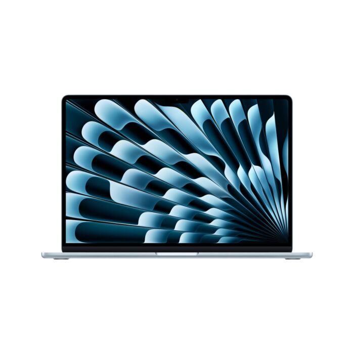 Apple MacBook Air 15" M5 10‑rdzeniowy CPU + 10‑rdzeniowy GPU / 16GB RAM / 512GB SSD / Klawiatura US / Błękitny (Sky Blue) – Outlet - MDVQ4/US/C1038 - zdjęcie 1 z 9