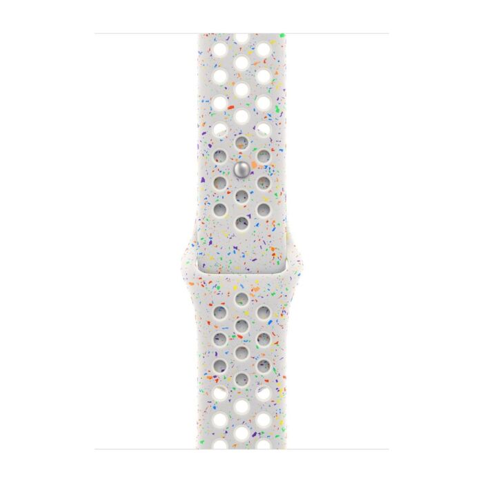 Apple Pasek sportowy Nike w kolorze czystej platyny do koperty 40 mm – rozmiar S/M - MC1V4ZM/A - zdjęcie 1 z 3