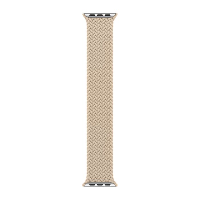 Apple Pleciona opaska Solo w kolorze beżowym do koperty 44mm / 45mm / 46mm / 49mm - rozmiar 2 – Outlet - 923-07740/X796 - zdjęcie 1 z 3