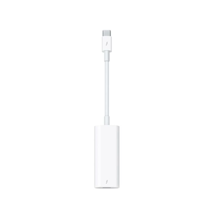 Apple Przejściówka z portu Thunderbolt 3 USB-C na Thunderbolt 2 - Biała – Outlet - MYH93ZM/A/X658 - zdjęcie 1 z 3