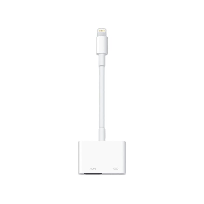 Apple Przejściówka ze złącza Lightning na cyfrowe AV - MD826ZM/A - zdjęcie 1 z 2