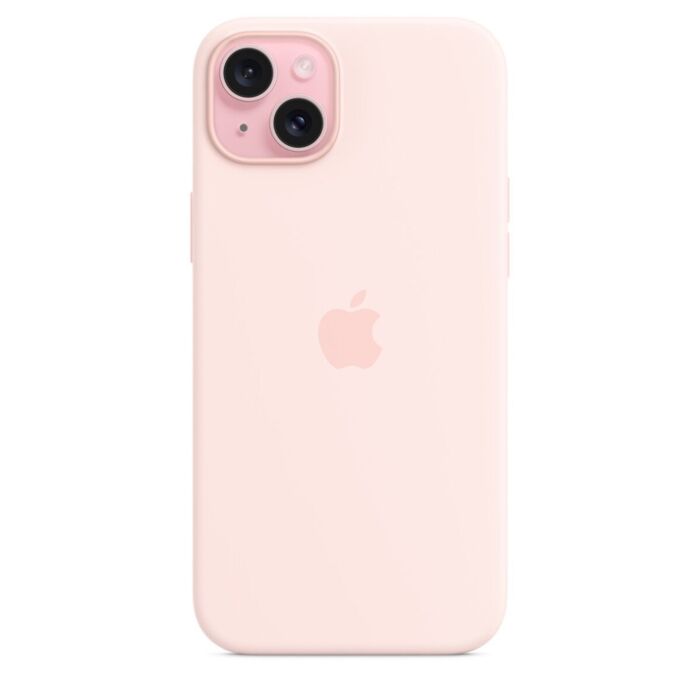 Apple Silikonowe etui do iPhone 15 Plus z MagSafe – Jasnoróżowe – Outlet - MT143ZM/A/X730 - zdjęcie 1 z 4