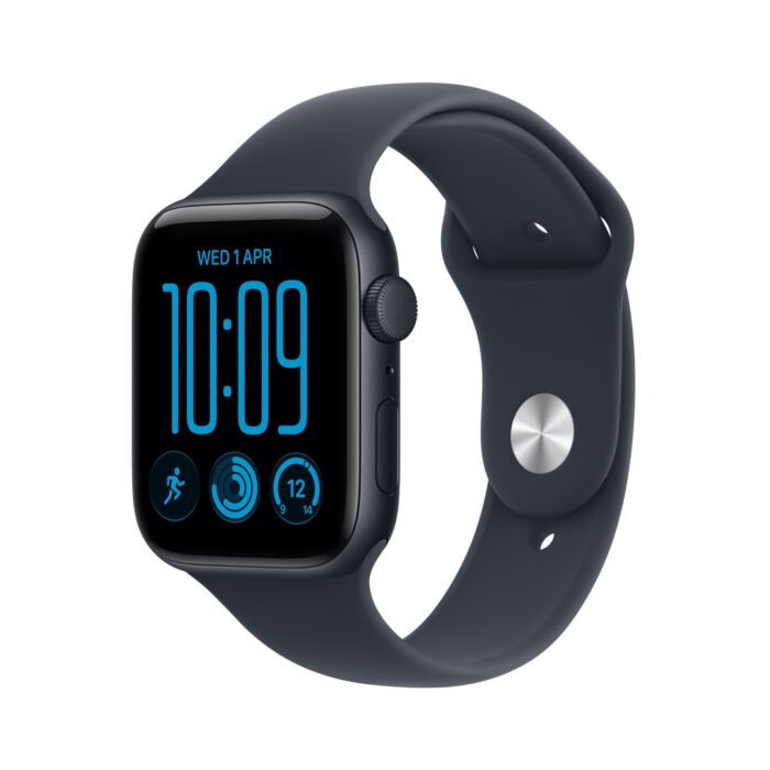 Apple Watch SE 3 GPS Koperta 44mm z Aluminium w kolorze Północy z Paskiem sportowym w kolorze Granatu - M/L - MJL94MP/A - zdjęcie 1 z 8