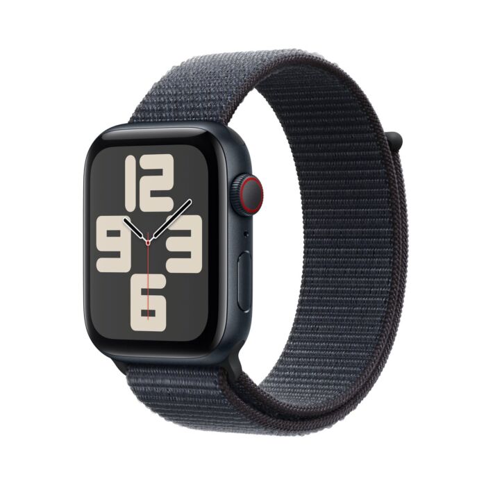 Apple Watch SE GPS + Cellular Koperta 44mm z Aluminium w kolorze Północy z Opaską sportową w kolorze Atramentowym – Outlet - MXGN3ET/A/W309 - zdjęcie 1 z 7