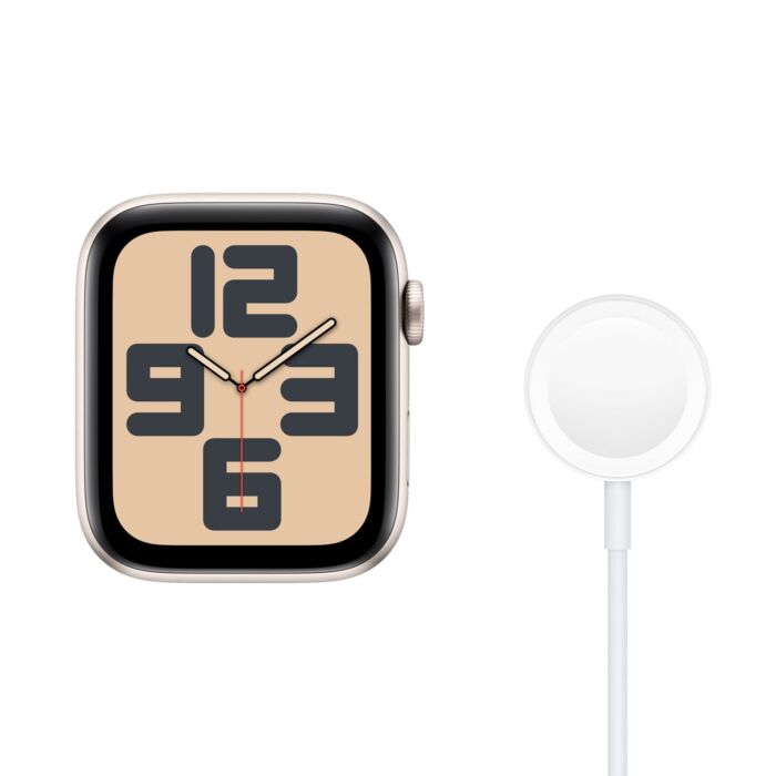 Apple Watch SE 2 GPS Koperta 44mm z Aluminium w kolorze Księżycowej poświaty - bez paska - Outlet - MXEW3/K/W403 - zdjęcie 1 z 3
