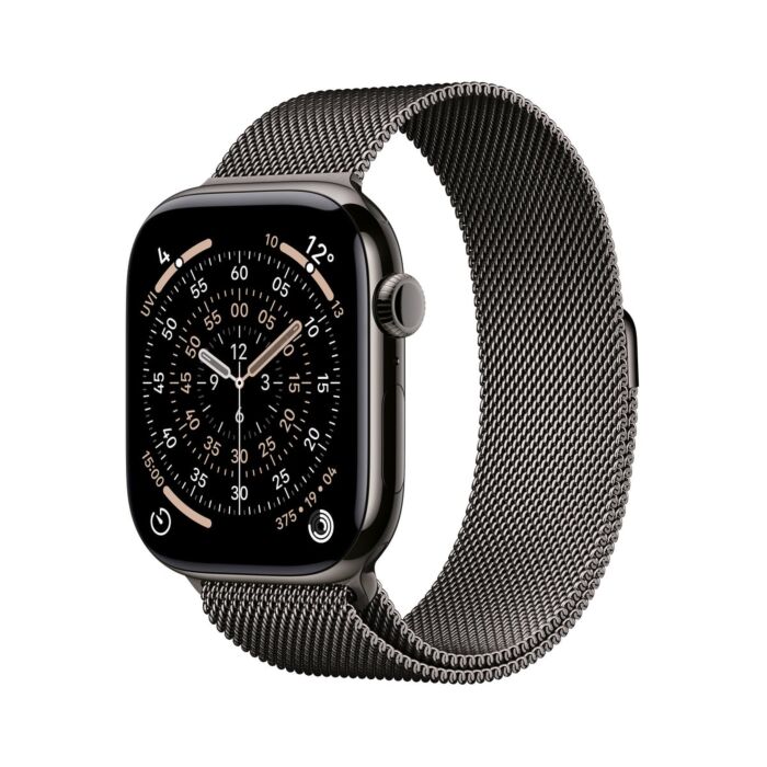 Apple Watch Series 11 GPS + Cellular Koperta 42mm z Tytanu w kolorze Łupku z Bransoletą mediolańską w kolorze Łupku - MF8U4MP/A - zdjęcie 1 z 8