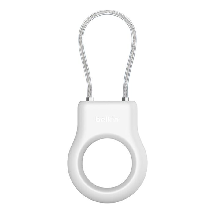 Belkin Secure Holder Etui do AirTag ze stalową linką - Białe - MSC009btWH - zdjęcie 1 z 5