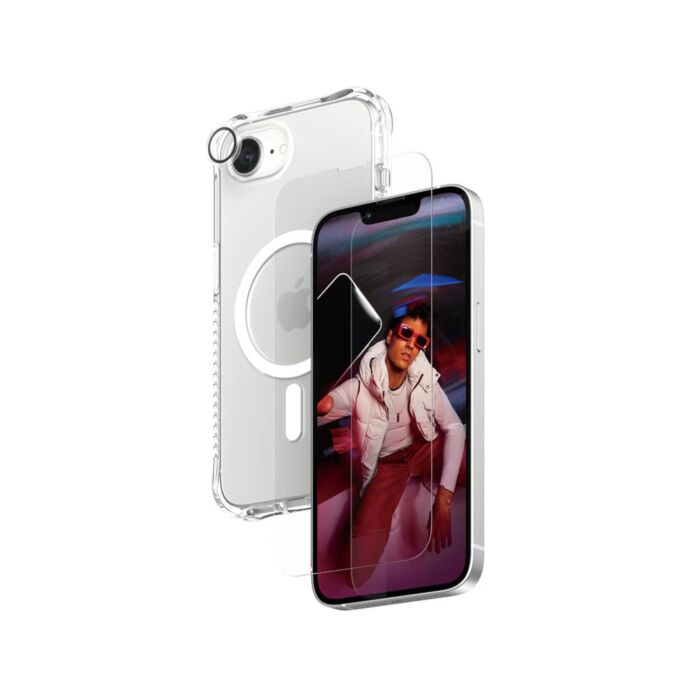 CARE by PanzerGlass Fashion 3w1 Zestaw ochronny Etui+Szkło+Lens do iPhone 16e - PAN001121 - zdjęcie 1 z 6