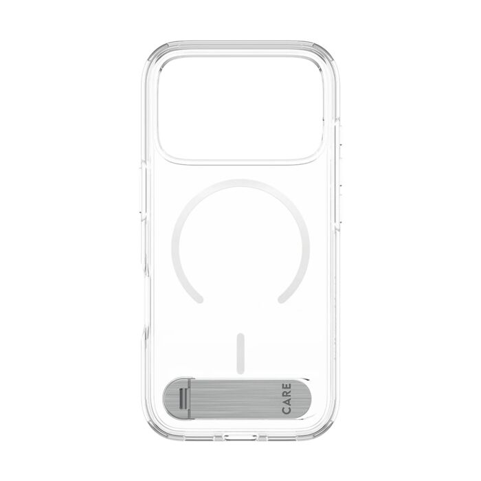 CARE by PanzerGlass Kickstand Etui do iPhone 18 Pro Max / 17 Pro Max kompatybilne z MagSafe - Przezroczyste - PAN001613 - zdjęcie 1 z 4