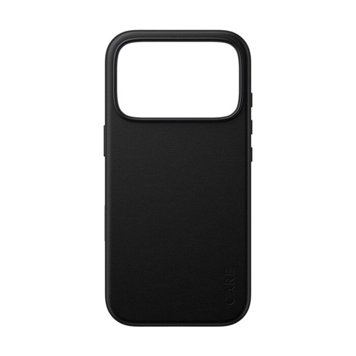 CARE by PanzerGlass Solo Vegan Leather Etui skórzane do iPhone 18 Pro / 17 Pro kompatybilne z MagSafe - Czarne - PAN001640 - zdjęcie 1 z 3