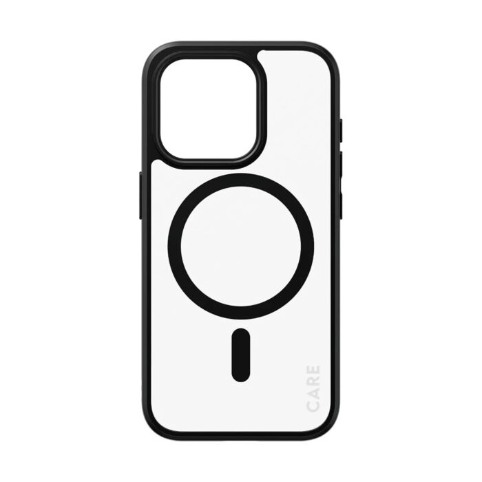 CARE by PanzerGlass Urban Combat Etui do iPhone 15 Pro kompatybilne z MagSafe - Przezroczyste/ Czarne – Outlet - PAN000748/X643 - zdjęcie 1 z 2