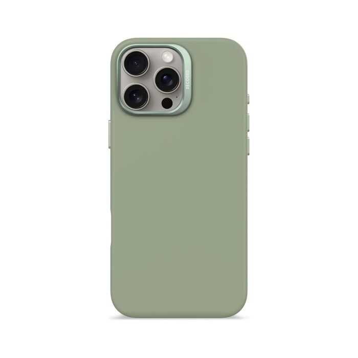Decoded AntiMicrobial Silicone Backcover Etui silikonowe do iPhone 16 Pro Max kompatybilne z MagSafe - Jadeitowa zieleń - DECOD25IPO16PMBCS9JN - zdjęcie 1 z 4