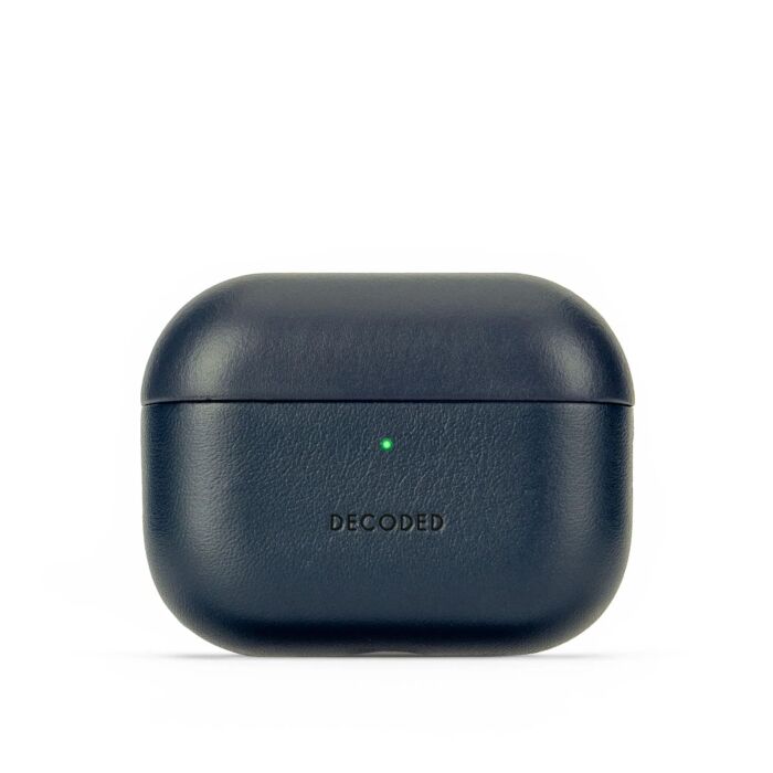 Decoded Leather Case Skórzane etui ochronne do AirPods Pro 3 - Granatowe - DECOD26APP3C2NY - zdjęcie 1 z 6