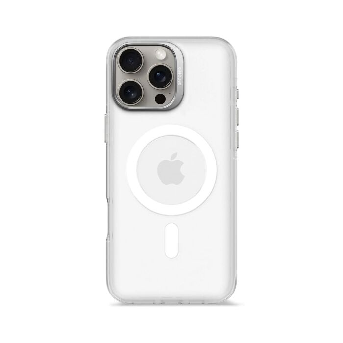 Decoded Recycled Plastic Transparent Backcover Etui do iPhone 16 Pro Max - Przezroczyste (Frosted White) - DECOD25IPO16PMBCT2FE - zdjęcie 1 z 4